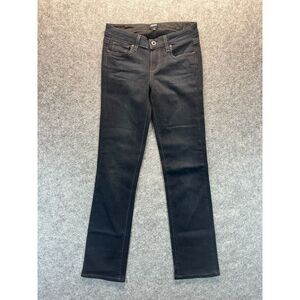 Paige Jeans Women's 26 Skyline Straight Dark Blue‎ Stretch Denim Jeans